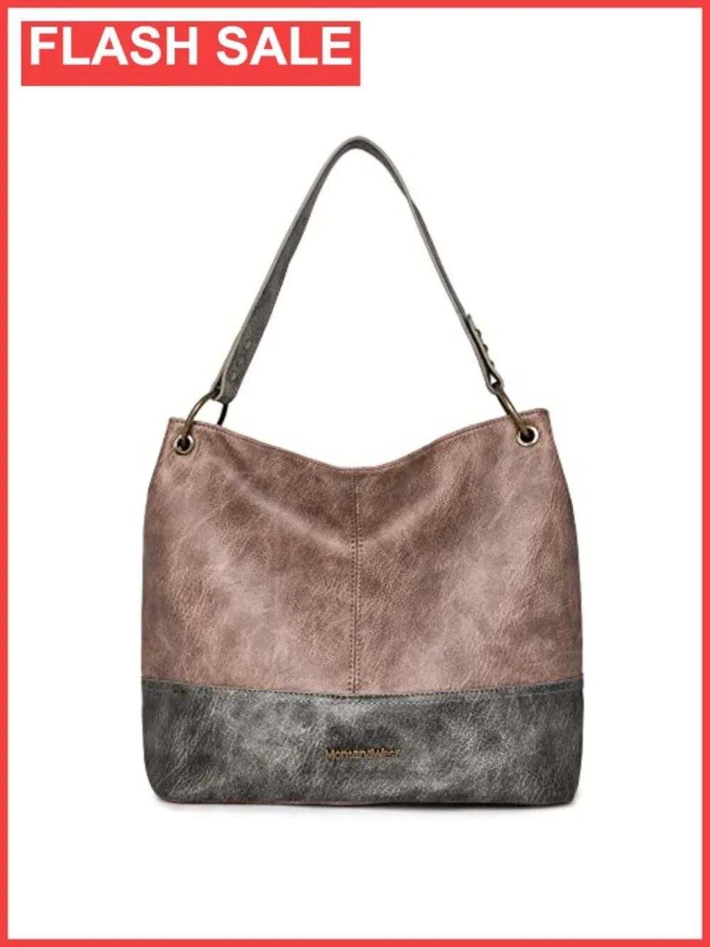 Montana West Vegan Leather Hobo Shoulder Bag Large Slouchy Tote Purse